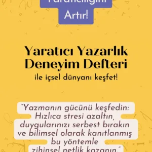 Yaratıcı Yazarlık Deneyim Defteri ile İçsel Dünyanızı Keşfedin | Yazmanın Terapötik Gücü - pdf