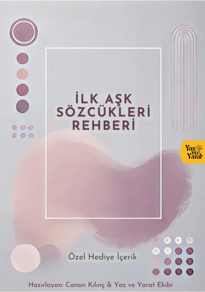 Sevgiliye Guzel Sozler ilk ask sozcukleri hediye kitap